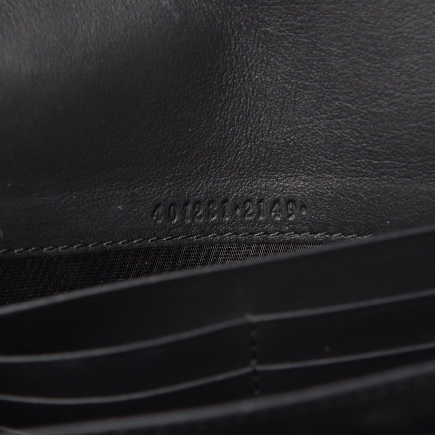 Suede Mini Dionysus Chain Wallet Black