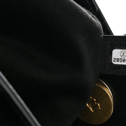 Chanel Caviar Medium Studded Deauville Tote Black 7 of 13