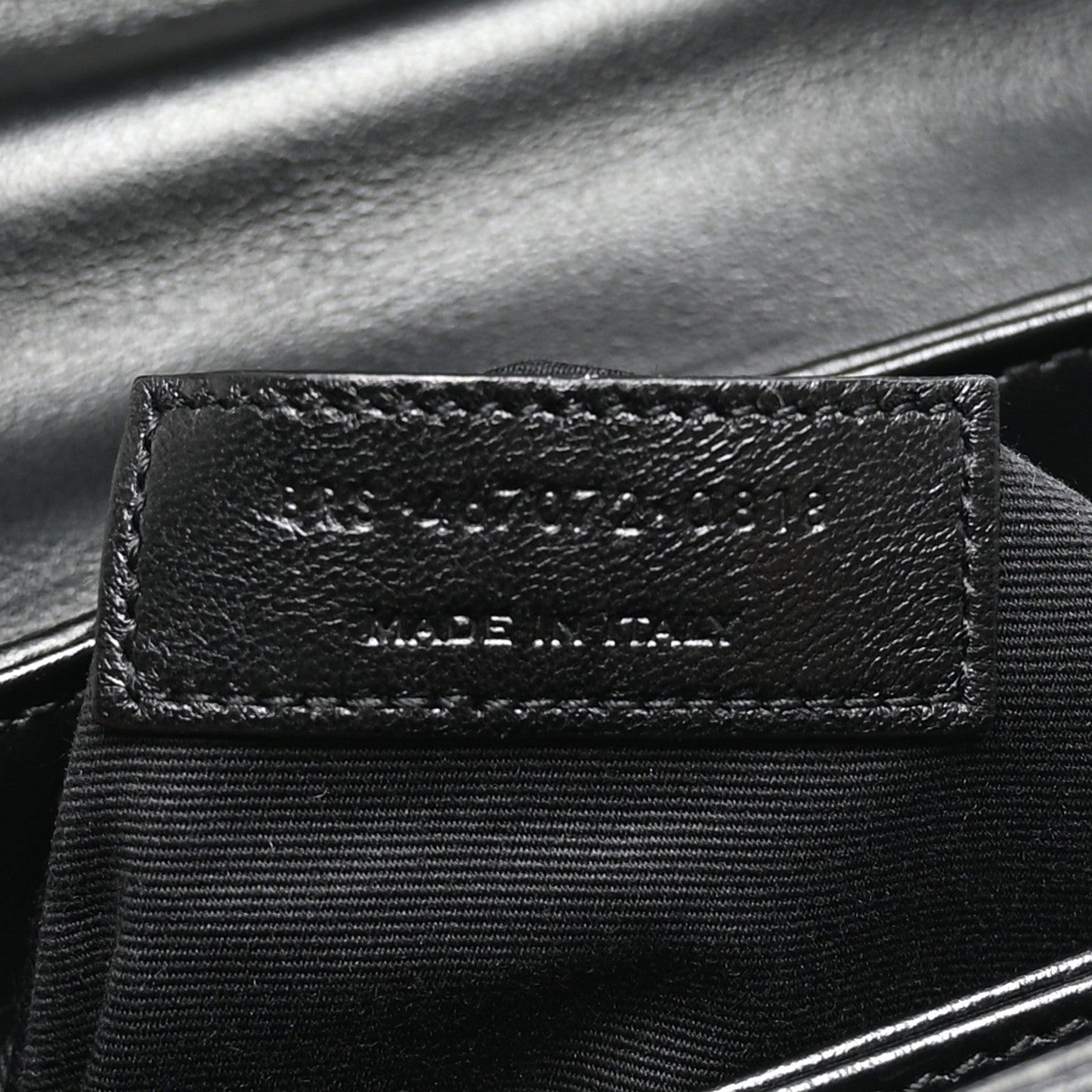 Saint Laurent Calfskin Y Quilted Monogram Toy Loulou Crossbody Bag Black 7 of 10