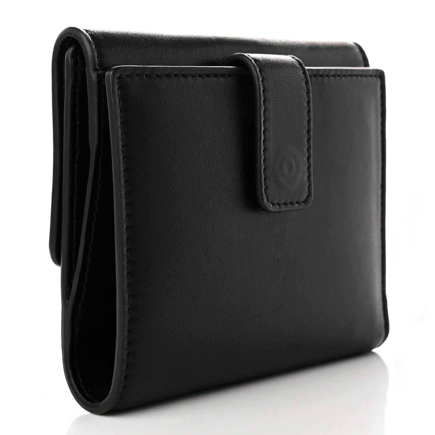 Calfskin Medusa Wallet Black