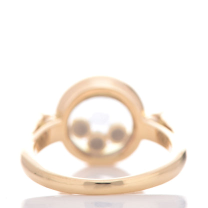 Chopard 18K Yellow Gold Happy Diamonds Circle Ring 50 5.5 4 of 8