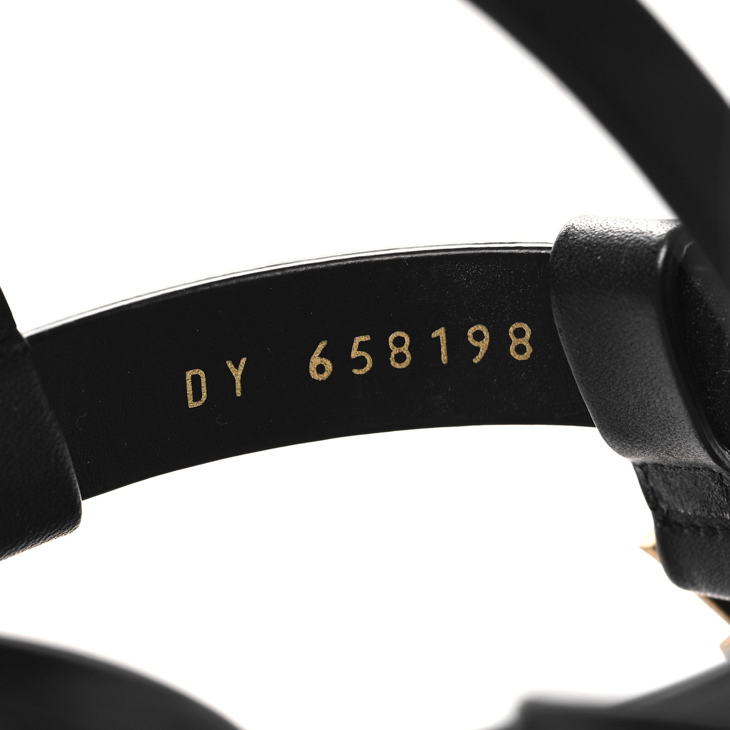 Saint Laurent Calfskin Cassandra 75 Sandals 41 Black 7 of 10