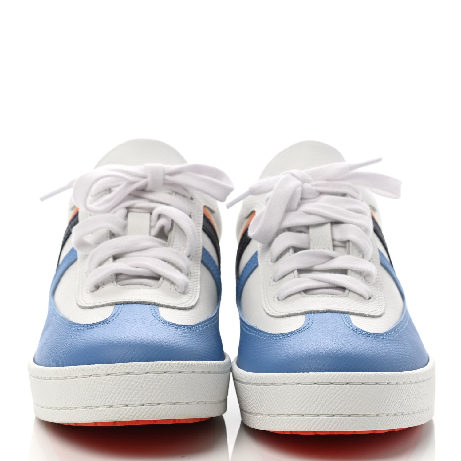 Hermes Epsom Boomerang Sneakers 37.5 Bleu Allure Multicolor 2 of 4