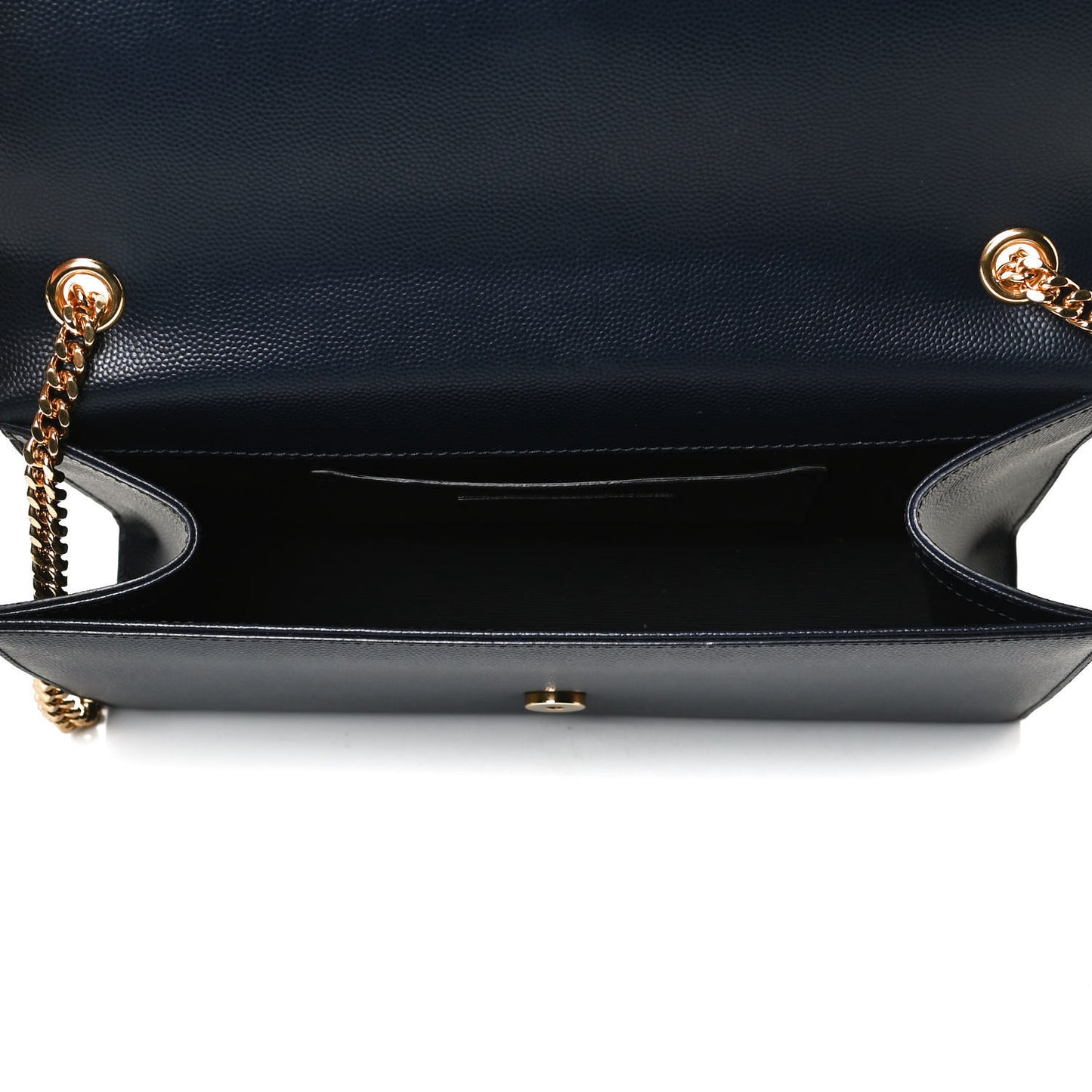 Grain De Poudre Medium Classic Monogram Kate Satchel Deep Marine
