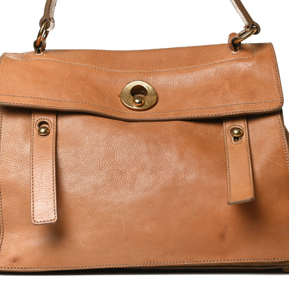 Saint Laurent Calfskin Suede Medium Muse Two Brown 17 of 20