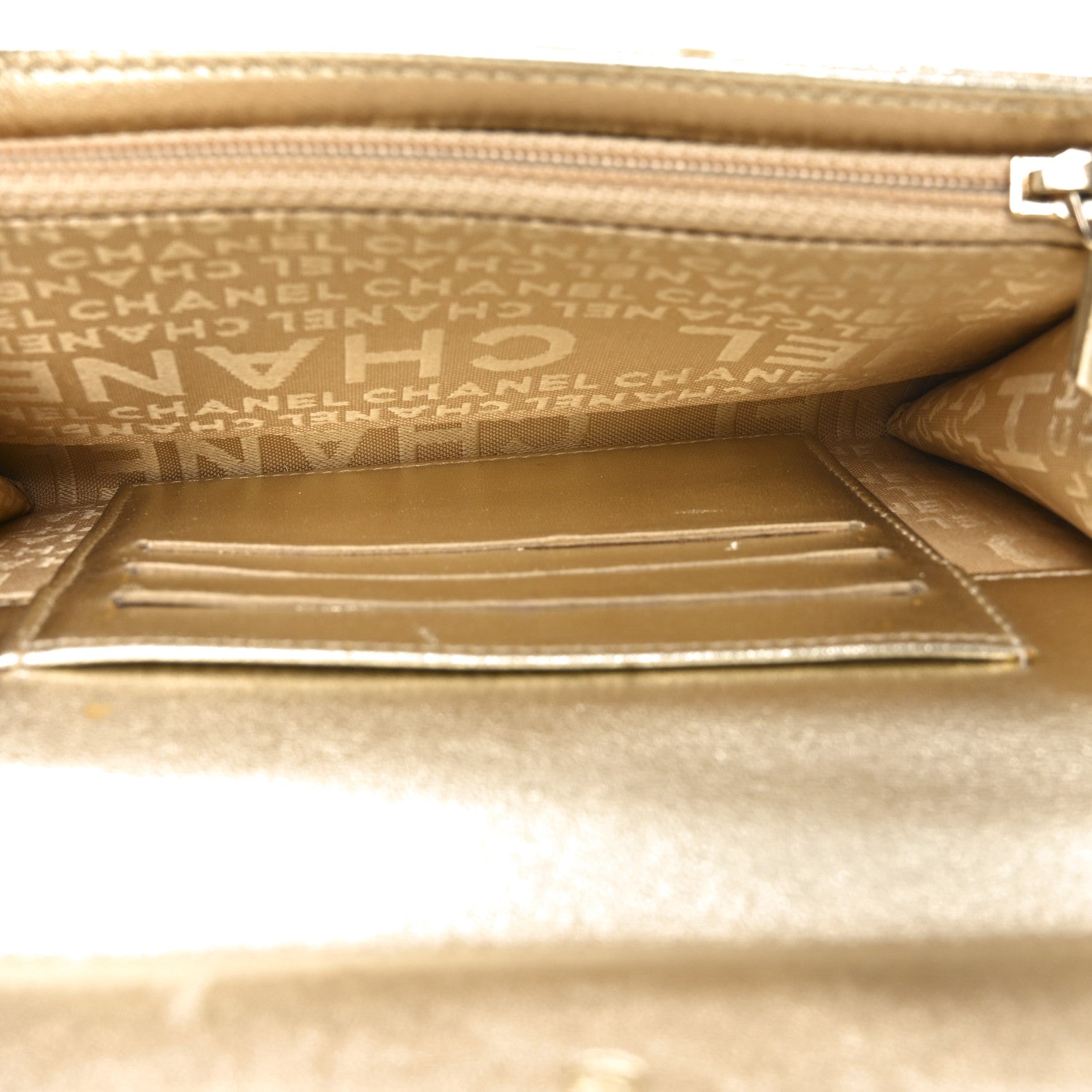 Chanel Denim CC Flap Wallet Blue 5 of 8
