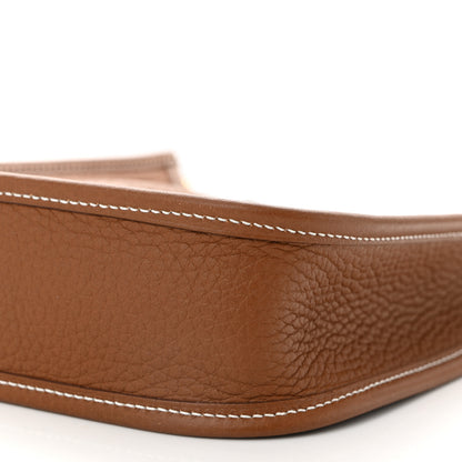 Hermes Taurillon Clemence Evelyne TPM Gold 10 of 10