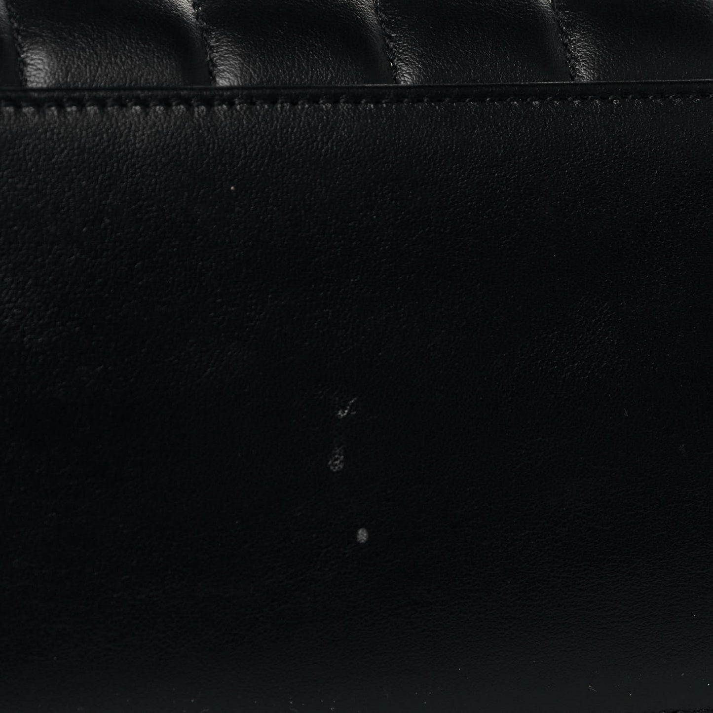 Calfskin Y Quilted Monogram Medium Loulou Chain Satchel Black