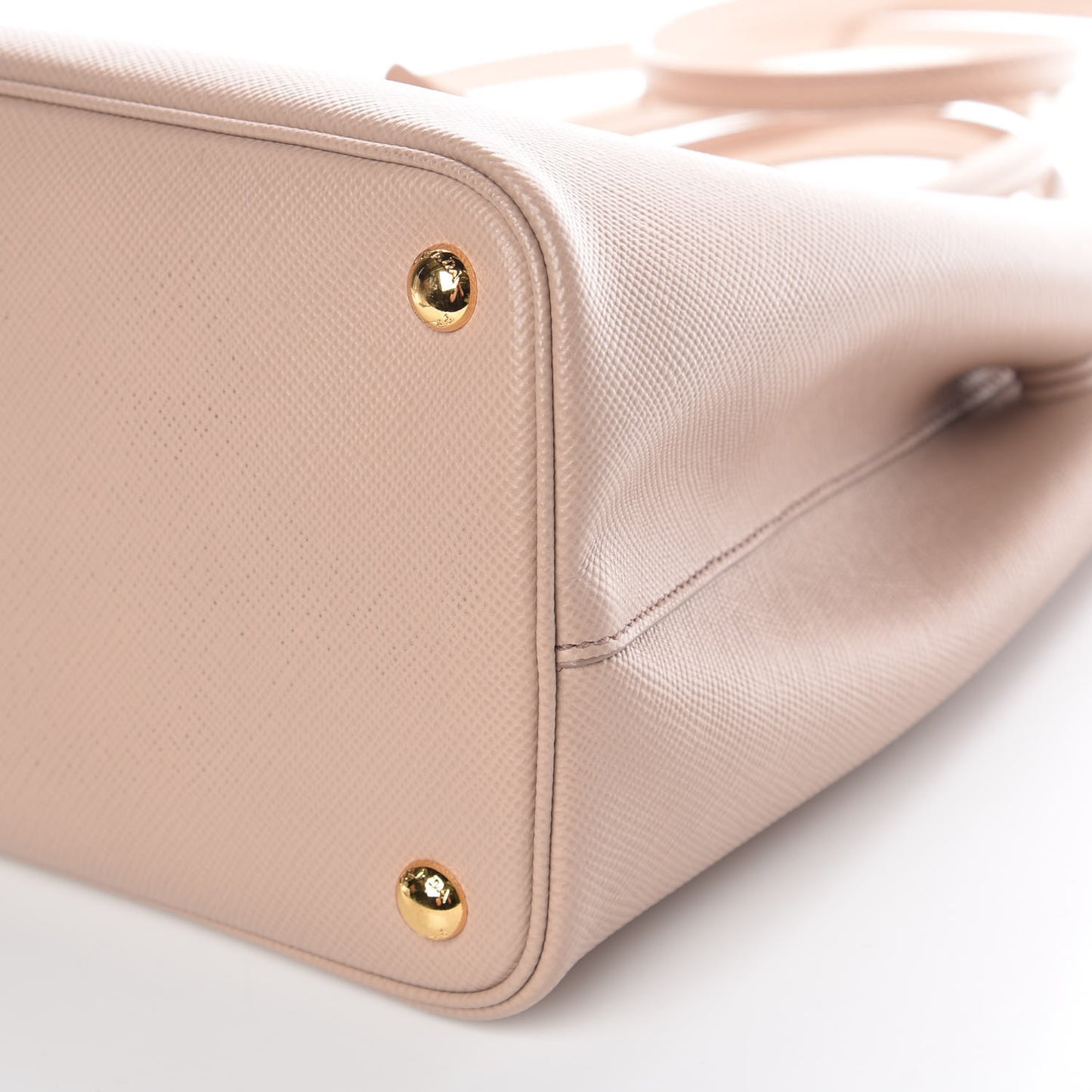 Saffiano Cuir Medium Double Bag Cammeo Rosa