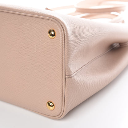 Prada Saffiano Cuir Medium Double Bag Cammeo Rosa 11 of 11