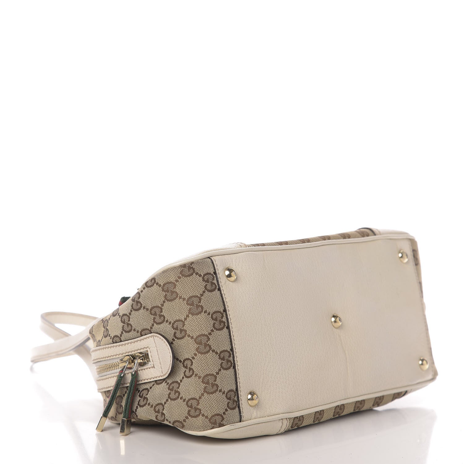 Gucci Monogram Small Princy Satchel Off White 4 of 15