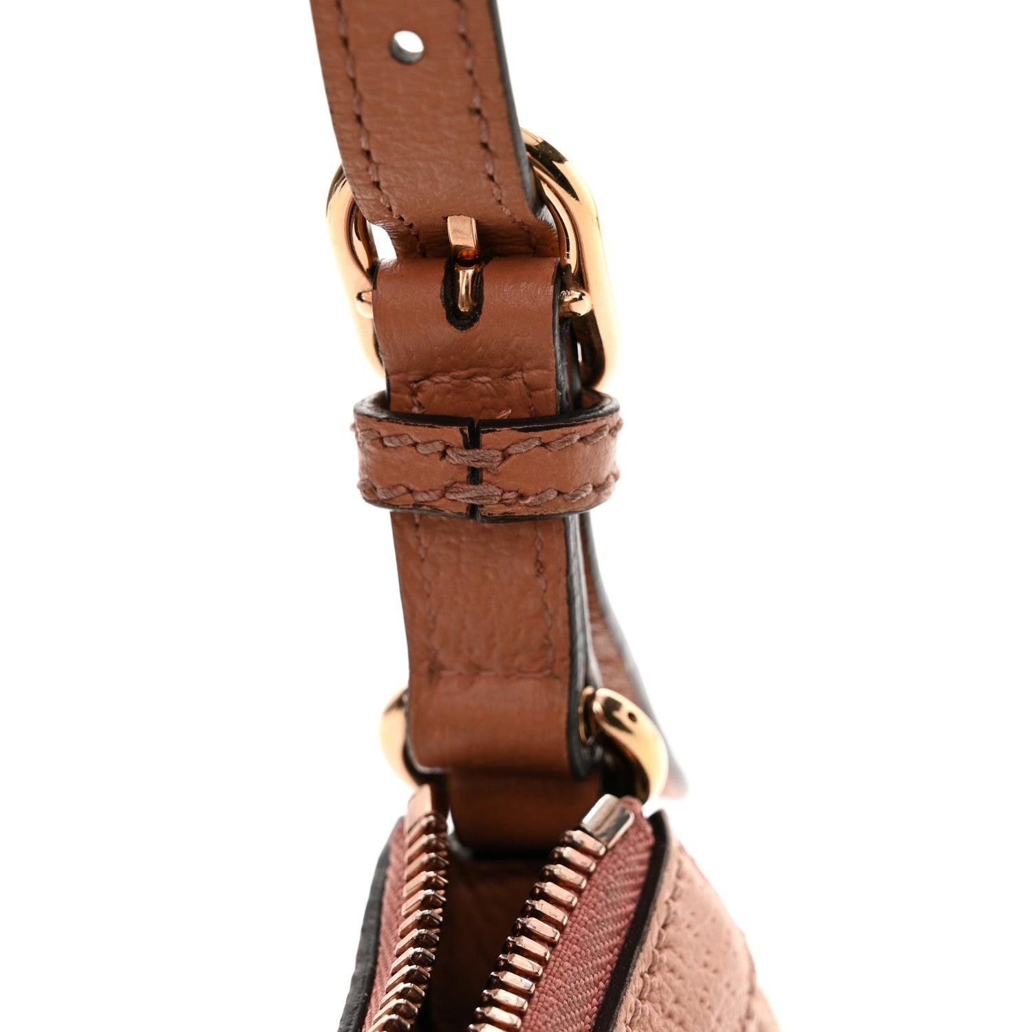 Gucci Monogram Textured Dollar Calfskin Small Ophidia Hobo Cloche Rose Pink 20 of 20