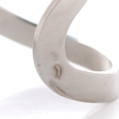 Chanel Metal CC Cuff Silver 6 of 7