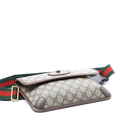 Gucci GG Supreme Monogram Neo Vintage Web Belt Bag Brown 3 of 10