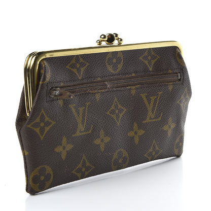 Louis Vuitton Monogram Kisslock Coin Purse 3 of 7