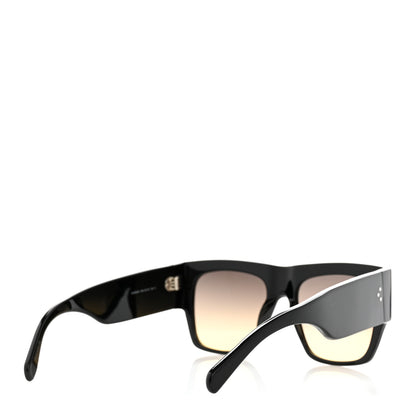 Celine Acetate Rectangular Sunglasses CL4056IN Black 4 of 9
