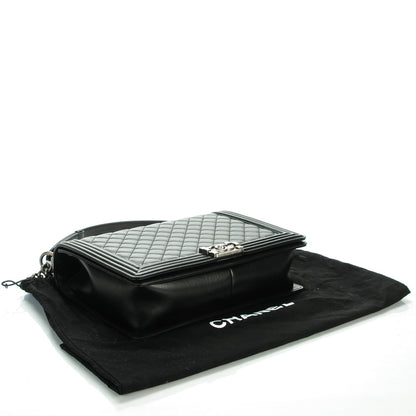 Chanel Lambskin Quilted Large Boy Flap Black 4 of 7