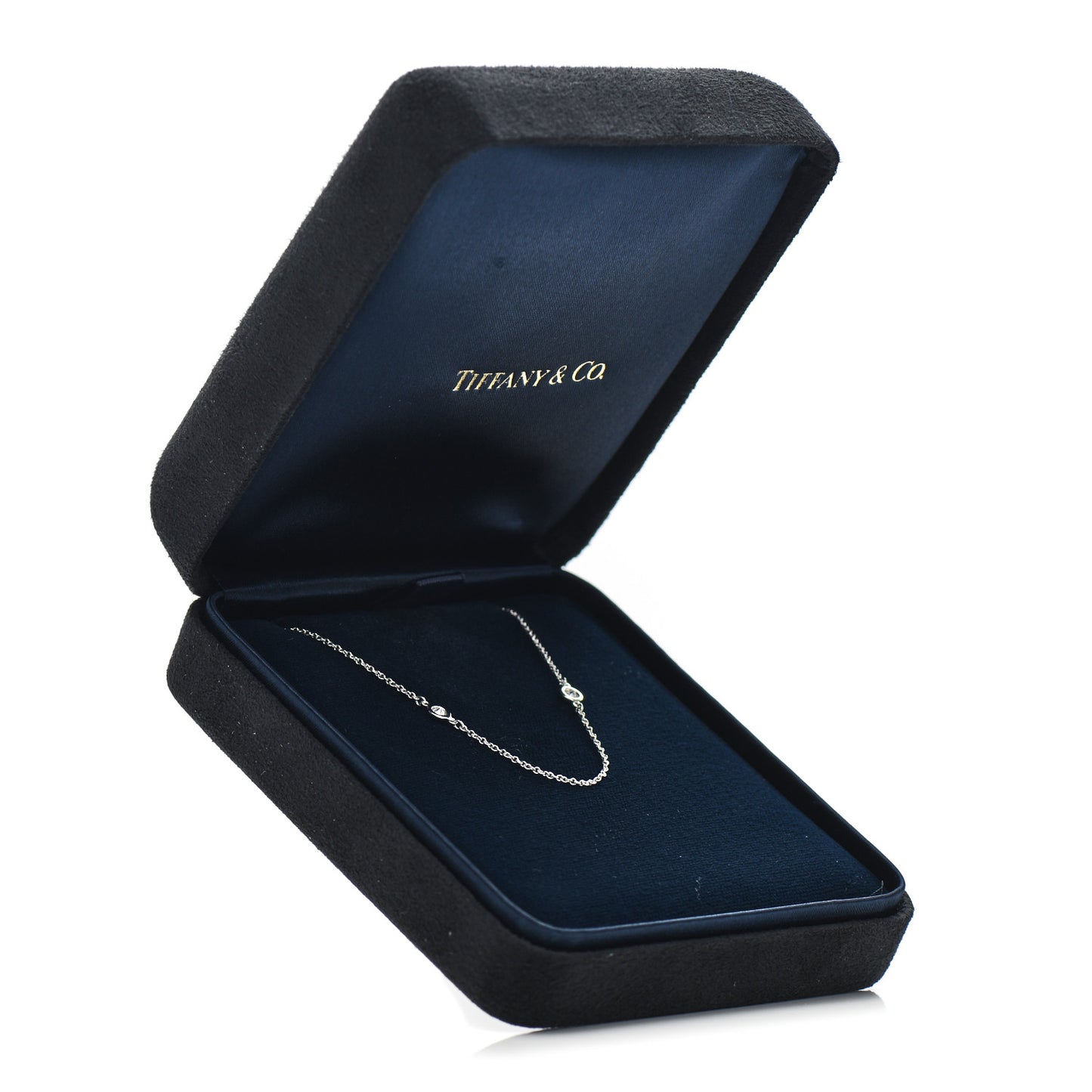 Platinum Elsa Peretti Diamonds by the Yard 6 Station Necklace