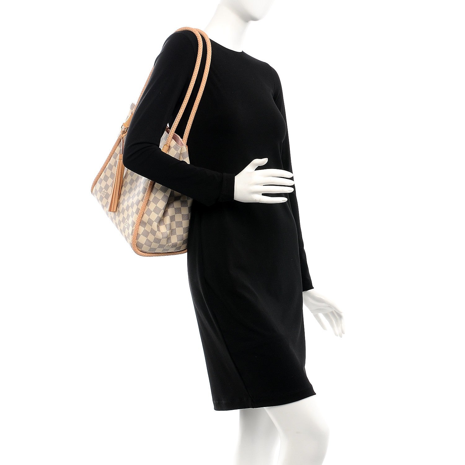 Louis Vuitton Damier Azur Propriano Rose Ballerine 2 of 7