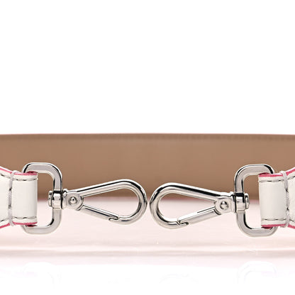 Fendi Vitello Dolce Plexiglass Bi-Color Studded Strap You White Ice Cuoio Multicolor 4 of 4