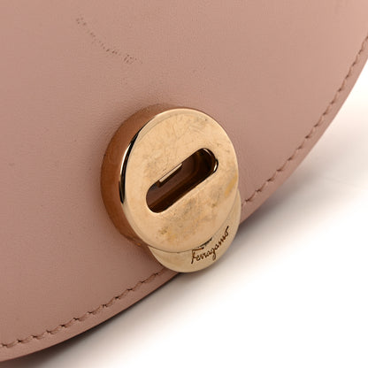 Salvatore Ferragamo Calfskin Vela Crossbody Flap Bag Antique Rose 12 of 12