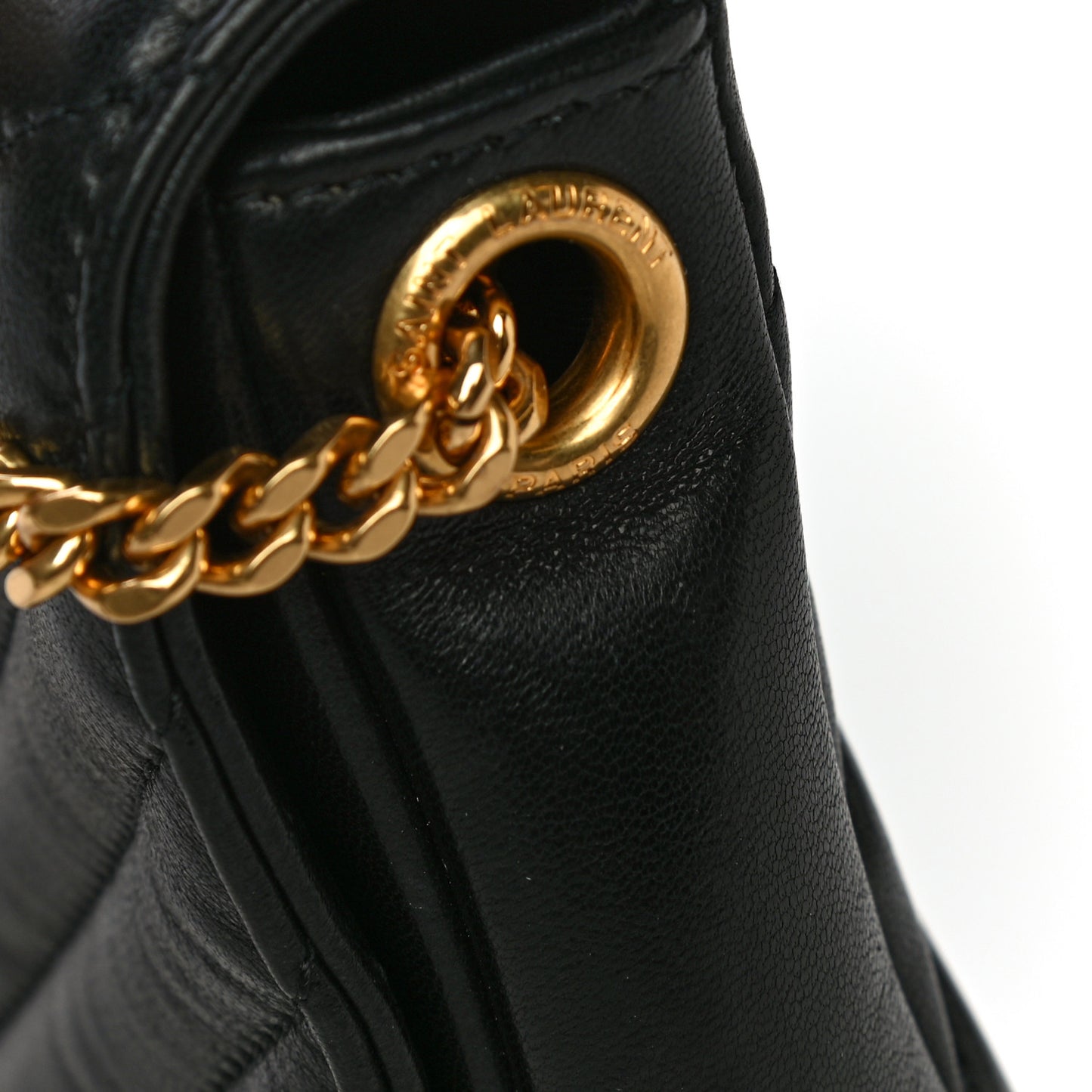 Lambskin Matelasse Monogram Kate 99 Black