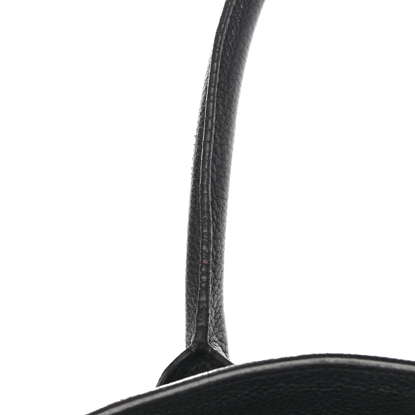 Grained Calfskin Medium Souple Sac De Jour Black