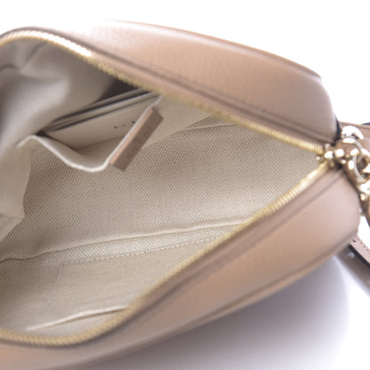 Gucci Pebbled Calfskin Small Soho Disco Bag Camelia 5 of 10