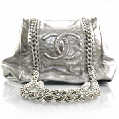 Chanel Leather XL Modern Chain Tote Metallic 6 of 11