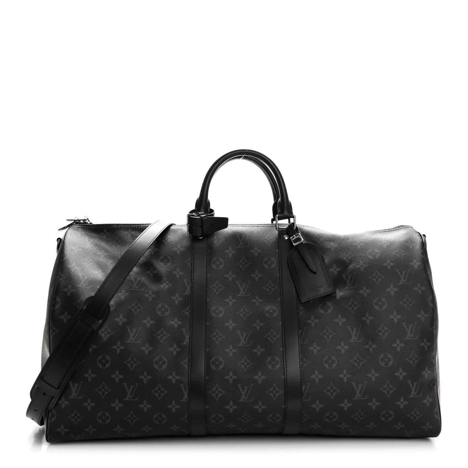 Louis Vuitton Monogram Eclipse Keepall Bandouliere 55 1 of 10