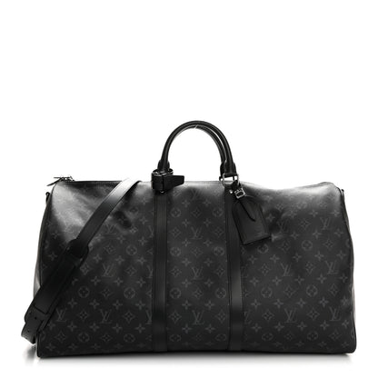 Louis Vuitton Monogram Eclipse Keepall Bandouliere 55 1 of 10