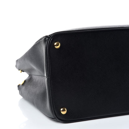 Prada Saffiano Large Galleria Double Zip Tote Black 6 of 10