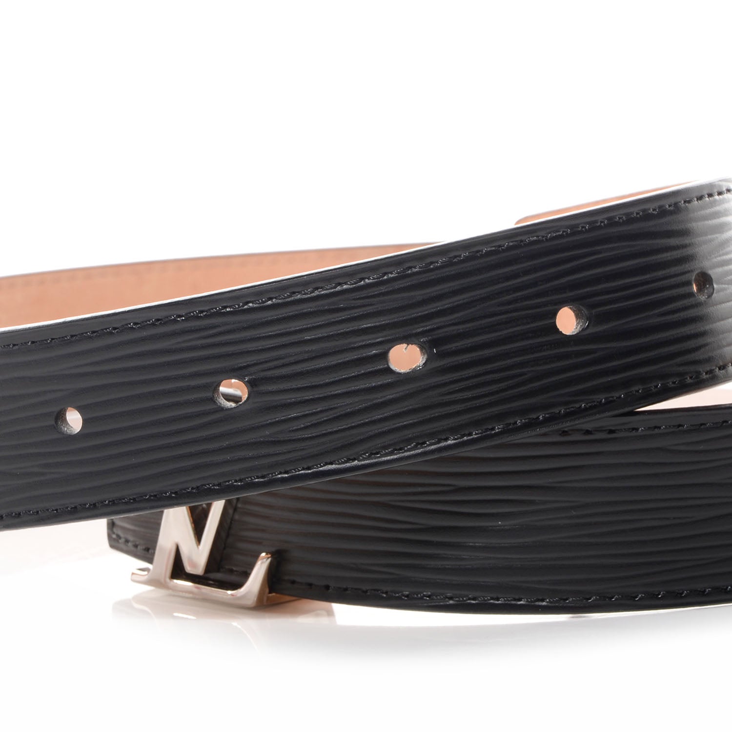 Louis Vuitton Epi Initials Belt 80 32 Black 5 of 6
