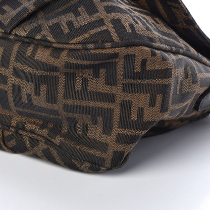Fendi Zucca Patent Mia Shoulder Flap Tobacco 9 of 11