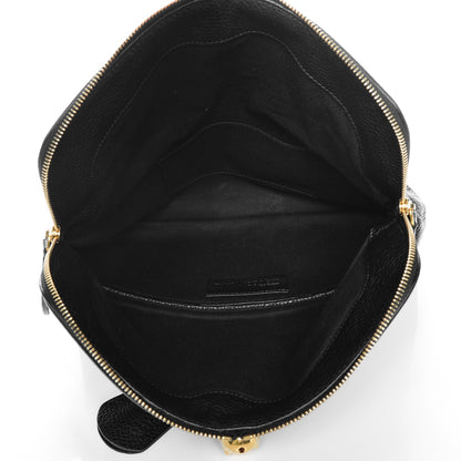 Alexander McQueen Grainy Calfskin Padlock Skull Clutch Black 5 of 7
