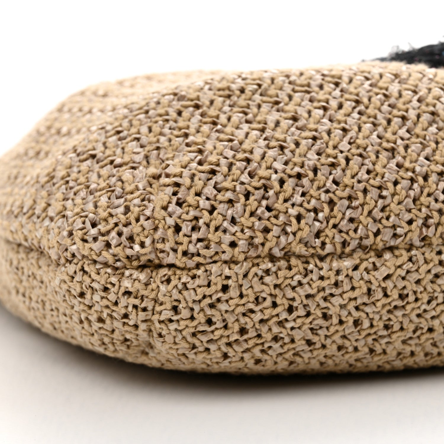 Chanel Tweed Woven Raffia Country Coco Hobo 9 of 10