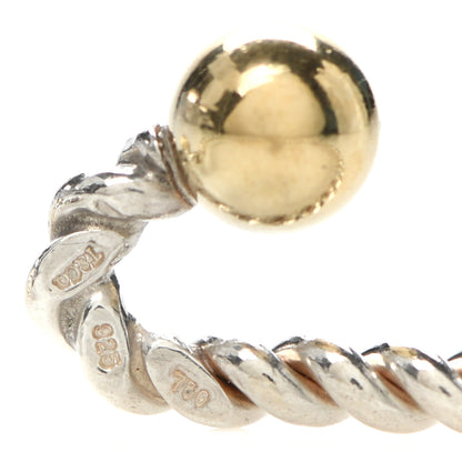 Tiffany Sterling Silver 18K Yellow Gold Twist Hook Bracelet 4 of 4