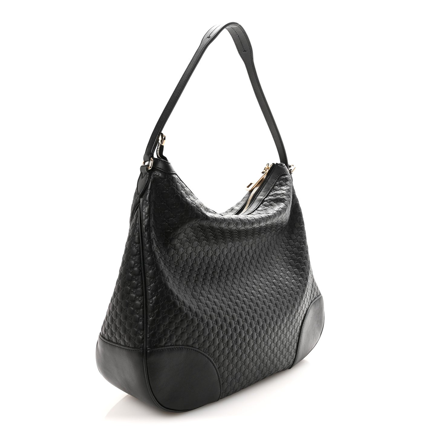 Soft Microguccissima Margaux Hobo Black