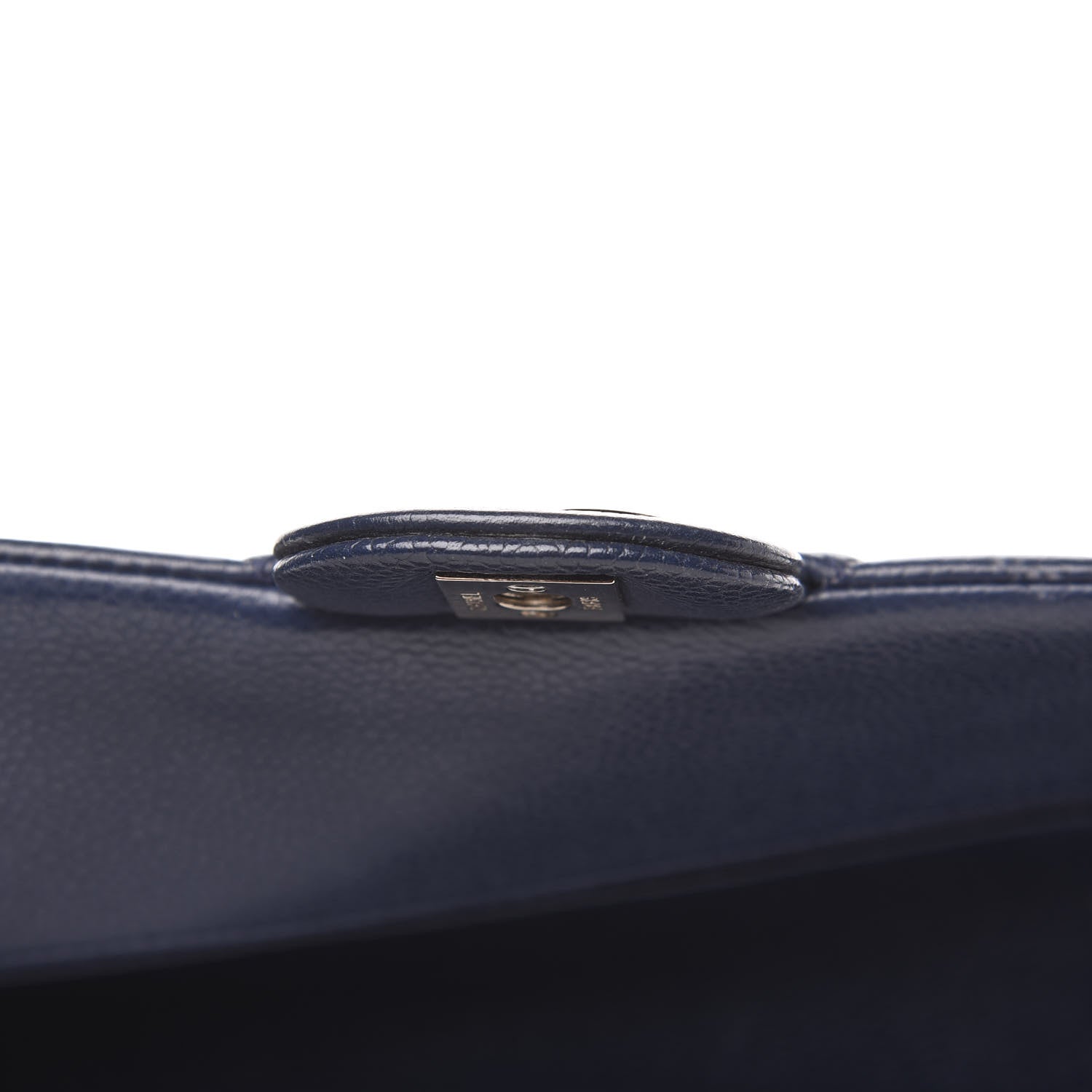 Chanel Caviar Quilted Medium Double Flap Navy 16 of 16