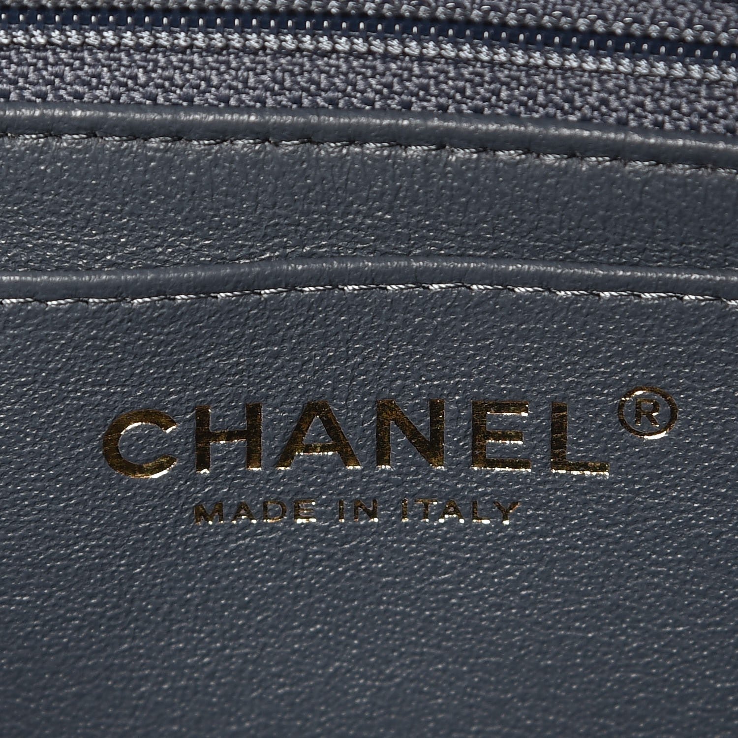 Chanel Caviar Quilted Mini Rectangular Flap Dark Grey 6 of 8