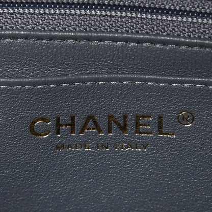 Chanel Caviar Quilted Mini Rectangular Flap Dark Grey 6 of 8