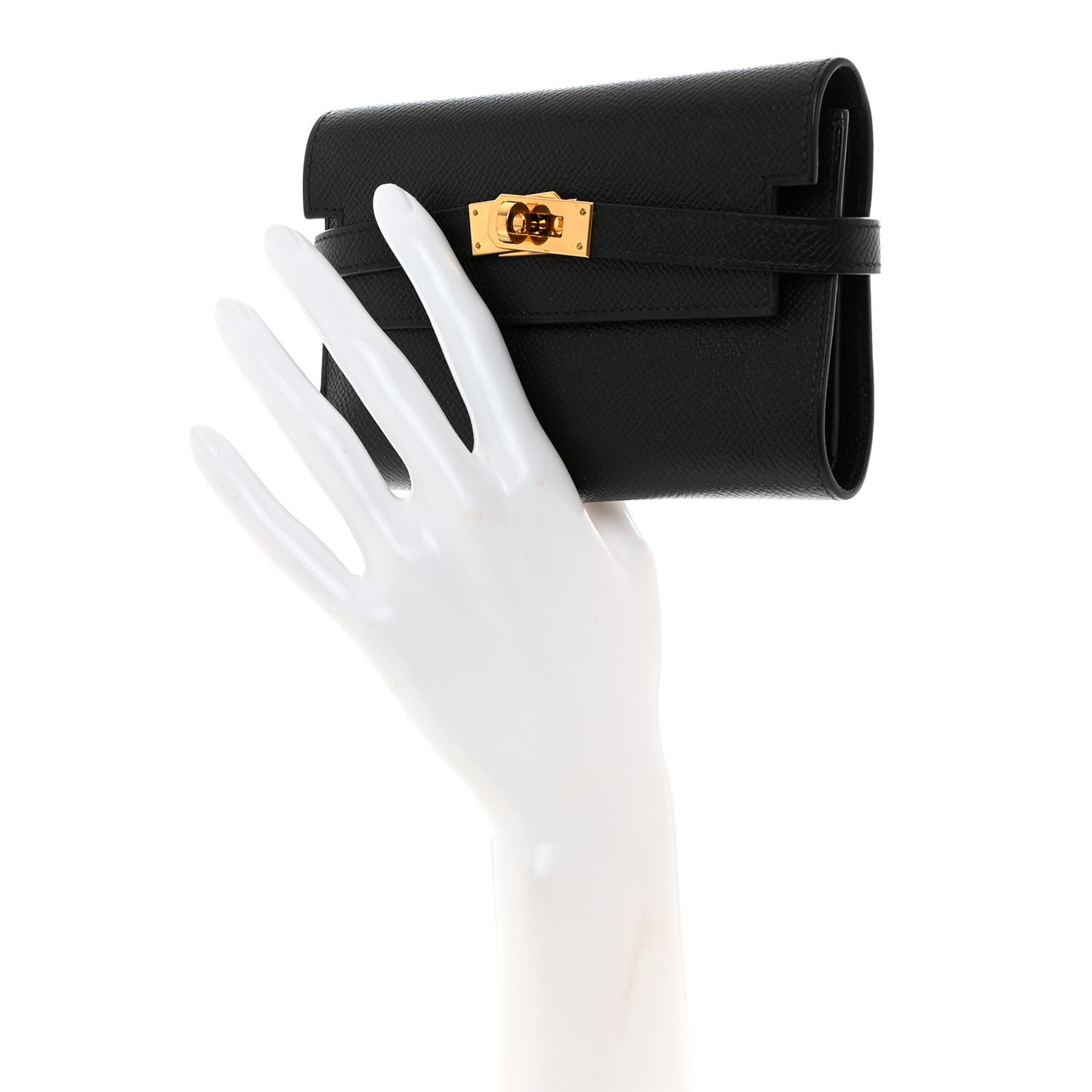 Epsom Medium Kelly Wallet Black