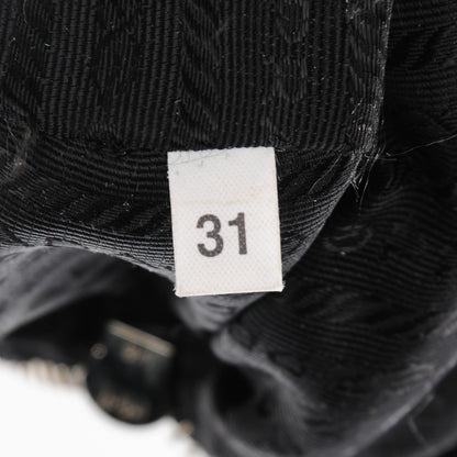 Prada Tessuto Nylon Quilted Pochette Nero Black 7 of 9