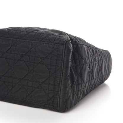 Christian Dior Nylon Cannage Medium Lady Dior Black 10 of 13