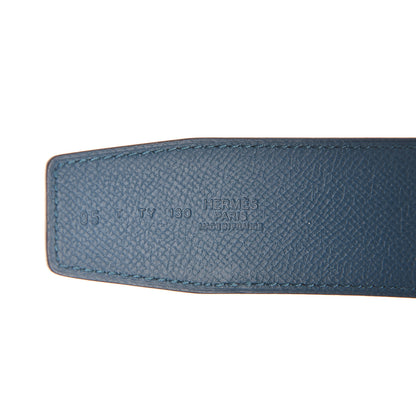 Hermes Box Epsom 42mm Reversible Belt Strap 95 Black Colvert 3 of 8