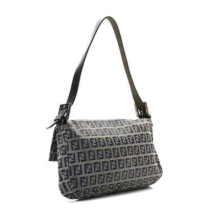 Fendi Zucchino Baguette Navy 2 of 9