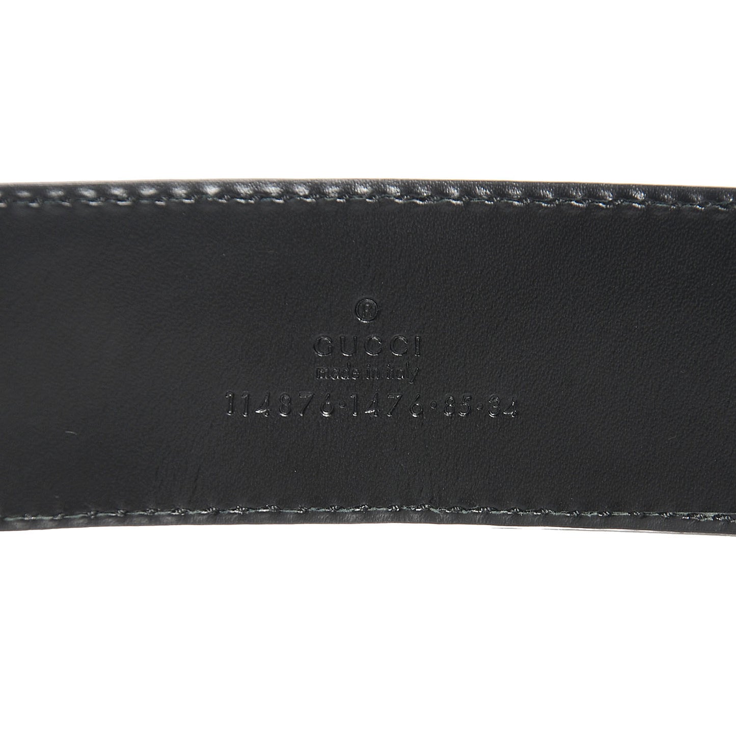 Guccissima Interlocking G 40mm Belt 85 34 Black