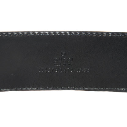 Gucci Guccissima Interlocking G 40mm Belt 85 34 Black 3 of 5