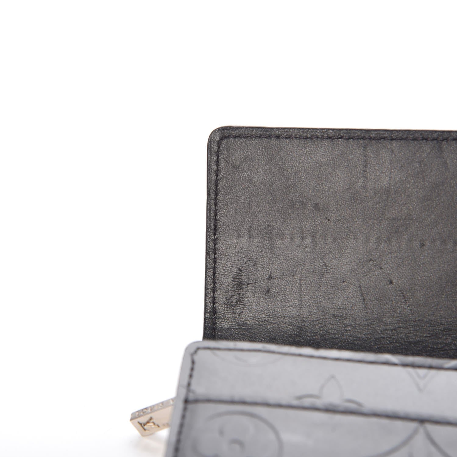Louis Vuitton Mat Monogram Sarah Wallet Gris 7 of 11