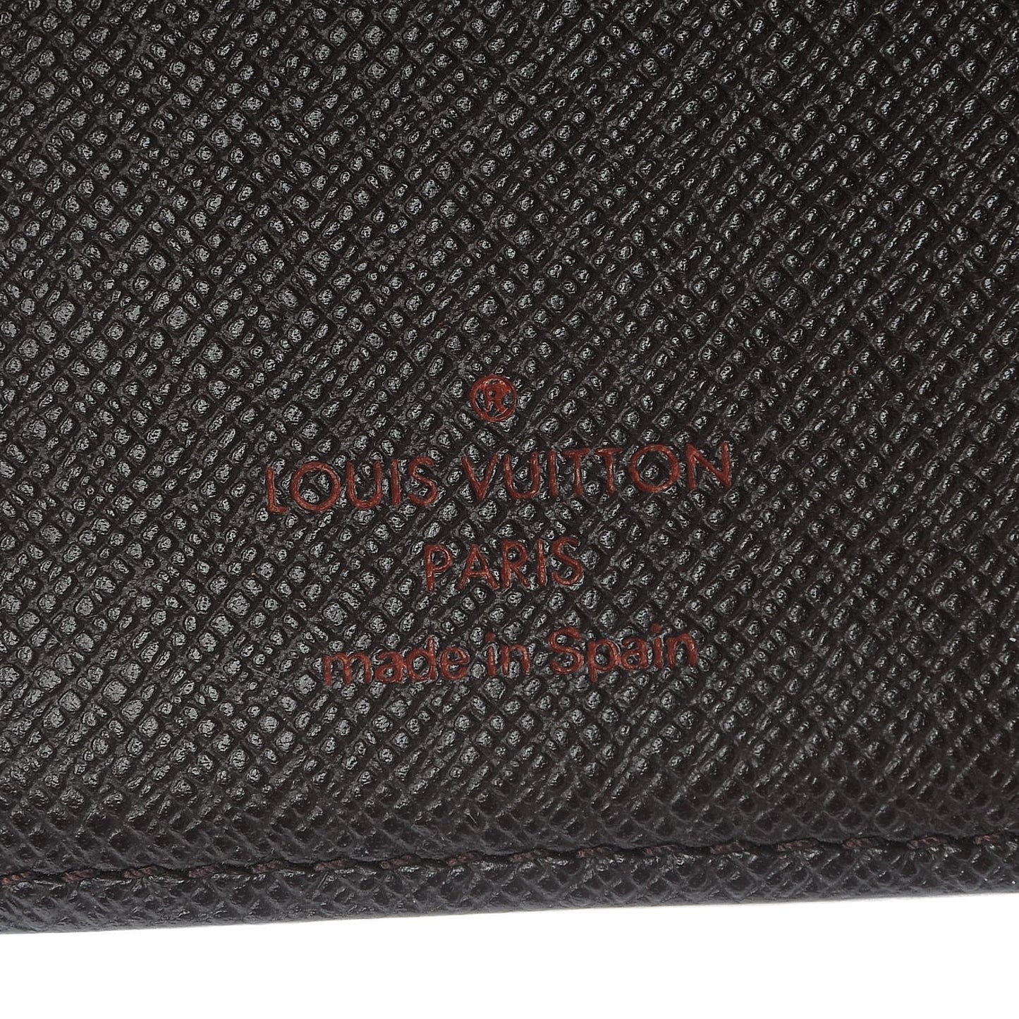 Damier Ebene Small Ring Agenda Cover